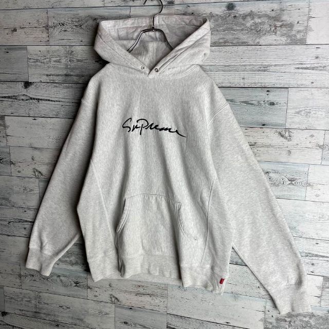 Supreme - 【即完売モデル】シュプリーム☆筆記体刺繍ロゴパーカー