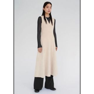 ザラ(ZARA)のZARA フェイクスエード ジャンパースカート(ひざ丈ワンピース)