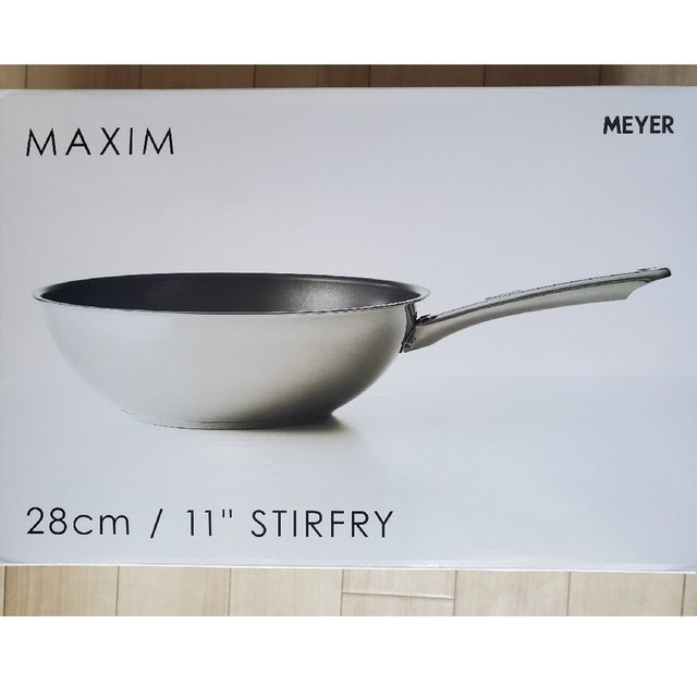 MEYER(マイヤー)のMEYER マキシム SS　 深型フライパ28cm　IH/ガス 対応　新品 インテリア/住まい/日用品のキッチン/食器(鍋/フライパン)の商品写真