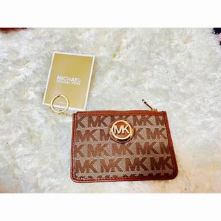 マイケルコース(Michael Kors)の気分屋SALE⭐️【未使用品✨】マイケルコース　ロゴカードケース、コインケース(コインケース)