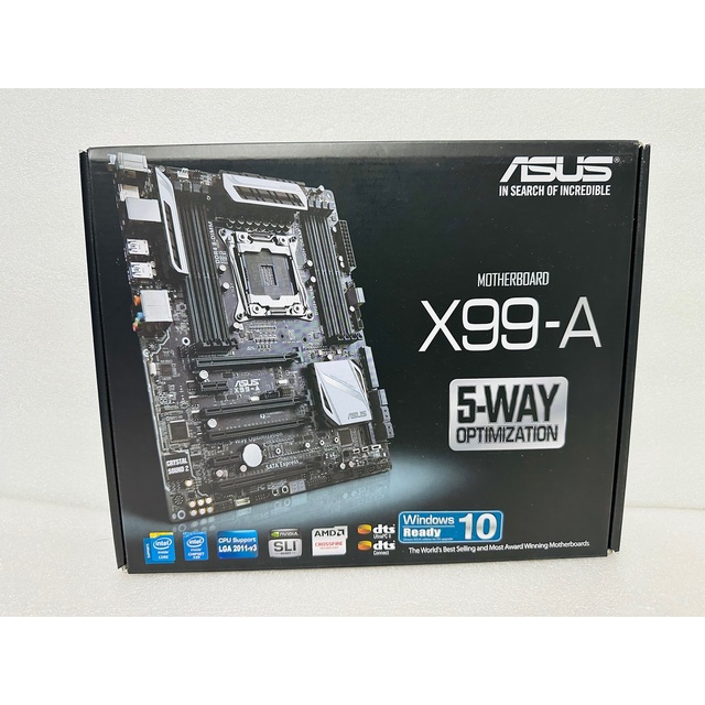 ASUS(エイスース)のASUS X99-A LGA2011-V3マザーボード新品 スマホ/家電/カメラのPC/タブレット(PCパーツ)の商品写真