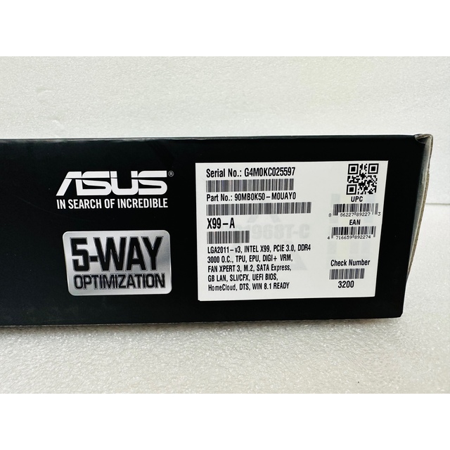 ASUS X99-A LGA2011-V3マザーボード新品