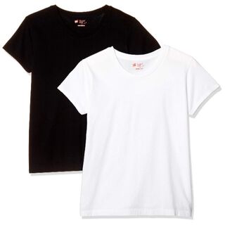 ヘインズ Tシャツ2枚組 綿100% ジャパンフィット 5.3オンス 2P Ja(その他)