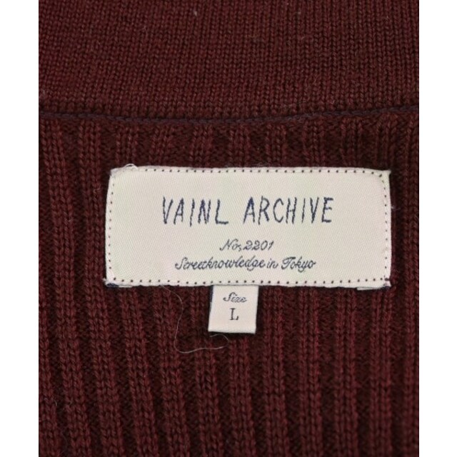 VAINL ARCHIVE(ヴァイナルアーカイブ)のVAINL ARCHIVE ヴァイナルアーカイブ ニット・セーター L 赤 【古着】【中古】 レディースのトップス(ニット/セーター)の商品写真