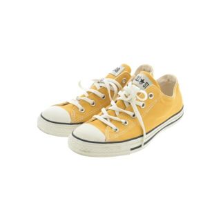 コンバース(CONVERSE)のCONVERSE コンバース スニーカー 23cm 黄x白 【古着】【中古】(スニーカー)