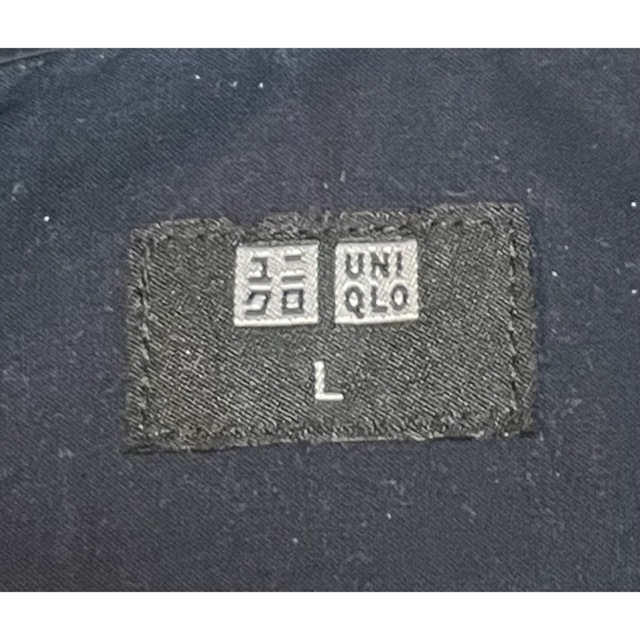 UNIQLO(ユニクロ)のユニクロ UNIQLO 長袖 ボタンダウン シャツ 黒 長袖 Lサイズ メンズのトップス(シャツ)の商品写真
