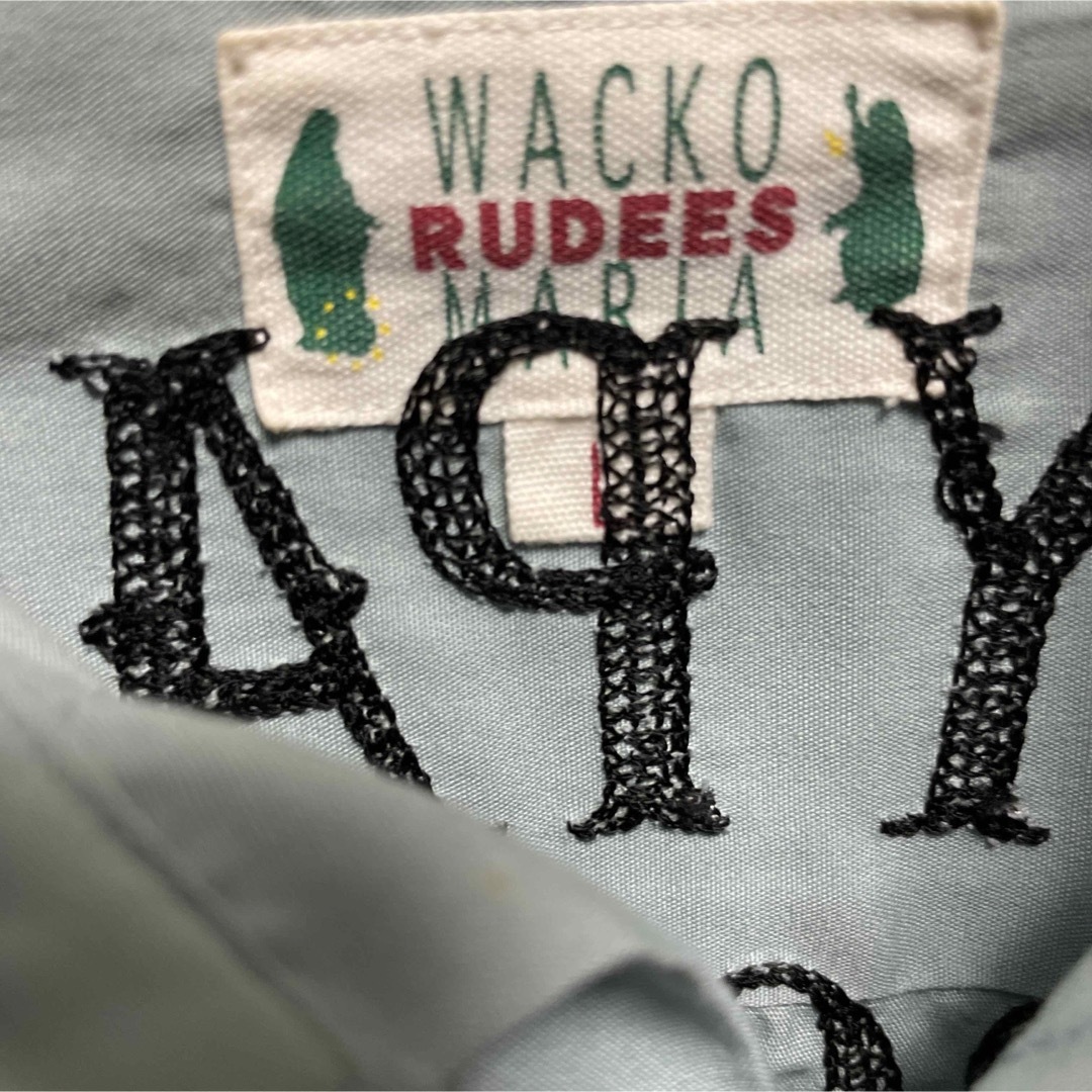 WACKO MARIA スカル刺繍　SHIRT Lサイズ