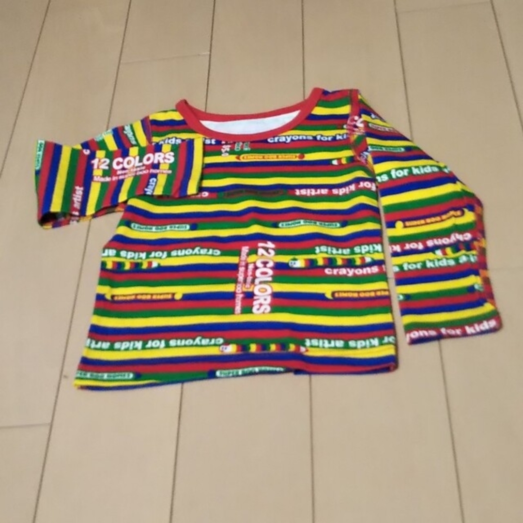 SUPER BOO HOMES(スーパーブーホームズ)のSUPER BOO HOMES ロンTシャツ90cm　2枚セット キッズ/ベビー/マタニティのキッズ服女の子用(90cm~)(Tシャツ/カットソー)の商品写真