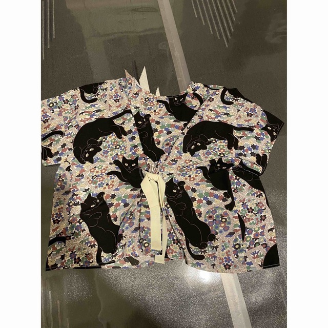 ふりふ 黒猫ブラウス-www.coumes-spring.co.uk