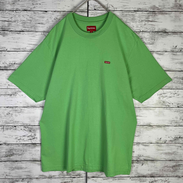 人気Lサイズ】シュプリーム ワンポイントBOXロゴtシャツ 入手困難 美品-