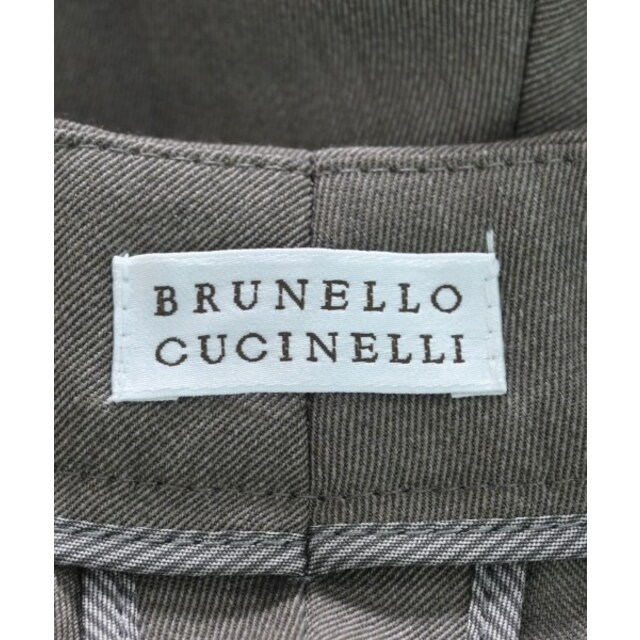 BRUNELLO CUCINELLI(ブルネロクチネリ)のBRUNELLO CUCINELLI パンツ（その他） 40(M位) 茶系 【古着】【中古】 レディースのパンツ(その他)の商品写真