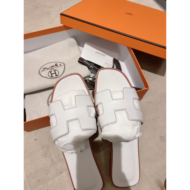 HERMES オラン (1回使用) 36.5サンダル