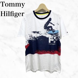 トミーヒルフィガー(TOMMY HILFIGER)のTOMMY HILFIGER 半袖Tシャツ　プリントTシャツ　半袖カットソー(Tシャツ/カットソー(半袖/袖なし))
