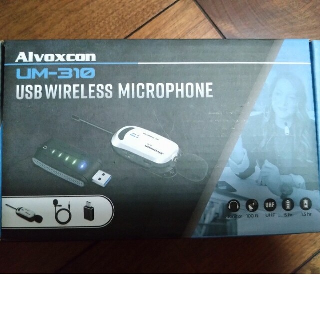 USB ワイヤレスマイク Alvoxcon　um310