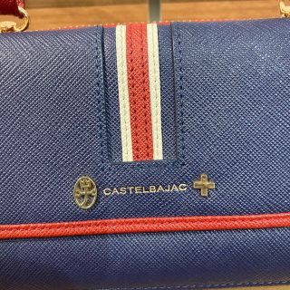 ✨美品✨ CASTELBAJAC SPORT 家紋　レザー　ダークネイビー