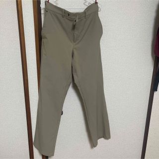 アレッジ シャリ感 スラックスパンツ  黒系 品質タグなし