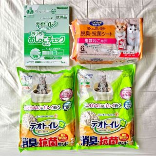 ユニチャーム(Unicharm)の【unicharm】デオトイレ 2L×2袋+ ニャンとも清潔 おしっこシート(猫)