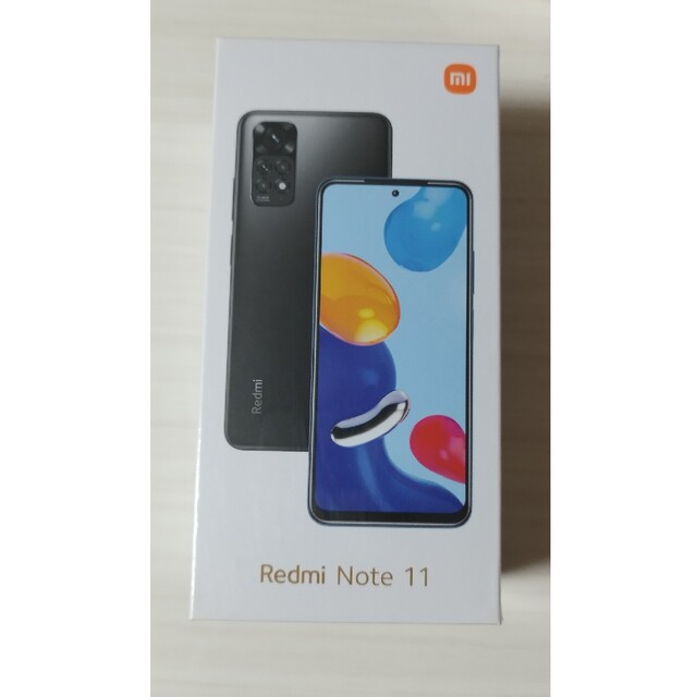 新品未使用　Redmi Note 11