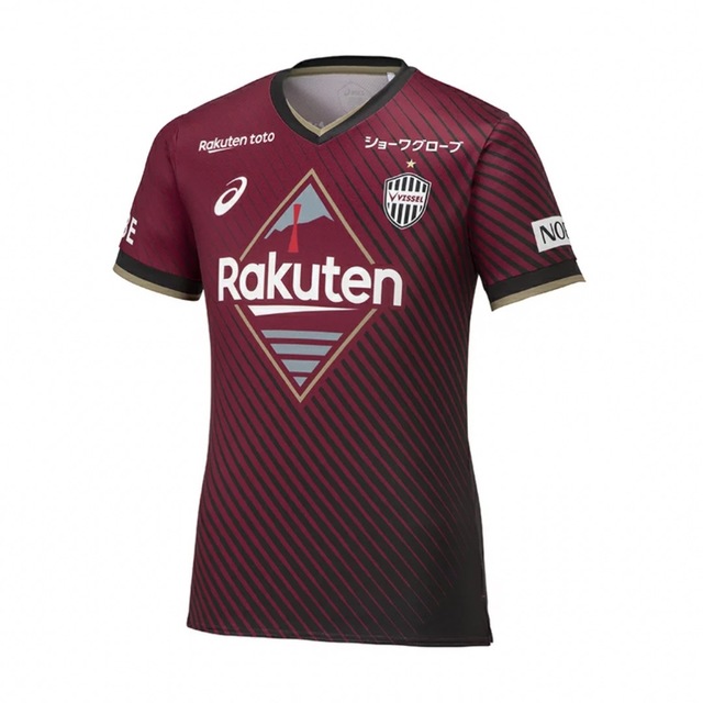 asics(アシックス)の2023 No.12 VISSEL KOBE 【レプリカ】ユニフォーム（1st） スポーツ/アウトドアのサッカー/フットサル(応援グッズ)の商品写真