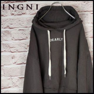 イング(INGNI)のINGNI　パーカー　メンズ　レディース　ゆるだぼ　アメカジ　カジュアル【M】(パーカー)