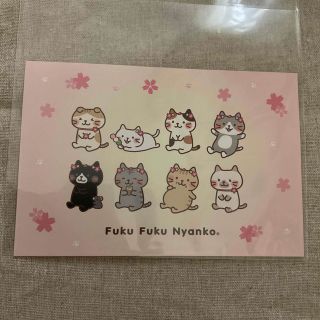 ♦︎Fuku Fuku Nyanko ふくふくにゃんこ　ポストカード(キャラクターグッズ)