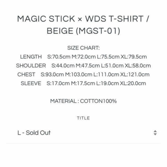 WIND AND SEA(ウィンダンシー)のWIND AND SEA MAGICSTICK WDS Tシャツ L 新品 メンズのトップス(Tシャツ/カットソー(半袖/袖なし))の商品写真