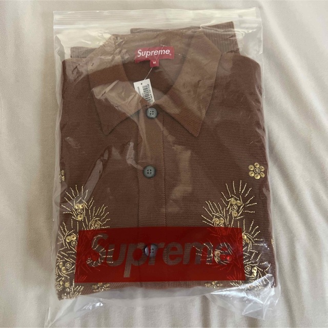 Supreme - Supreme Beaded Applique Cardiganの通販 by 研究室