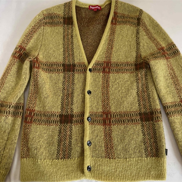 Supreme(シュプリーム)のsupreme plaid mohair cardigan 14aw メンズのトップス(カーディガン)の商品写真