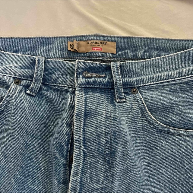 Supreme(シュプリーム)のSupreme/Burberry  regular jean 30 メンズのパンツ(デニム/ジーンズ)の商品写真