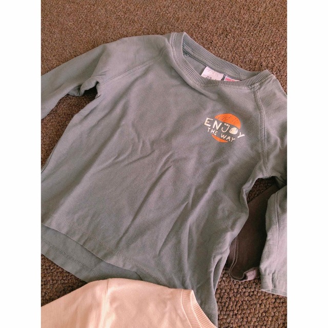 ZARA KIDS(ザラキッズ)のZARA Baby ロングTシャツ　ボーイ86cm 3点♡ キッズ/ベビー/マタニティのベビー服(~85cm)(Ｔシャツ)の商品写真