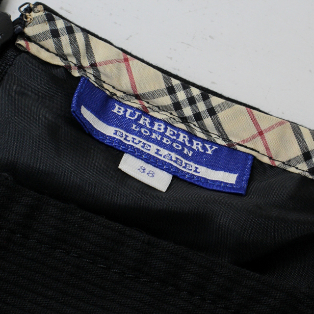 BURBERRY BLUE LABEL(バーバリーブルーレーベル)のBURBERRY BLUE LABEL バーバリーブルーレーベル ホース刺繍 ノースリーブワンピース 38/ブラック 黒 ▽【2400030041390】 レディースのワンピース(その他)の商品写真