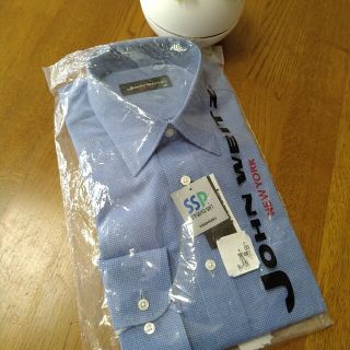 チョーヤシャツ(CHOYA SHIRT)の【1600回感】ジョン・ワイツ　形態安定Yシャツ　シャツ　定価7560円　日本製(シャツ)