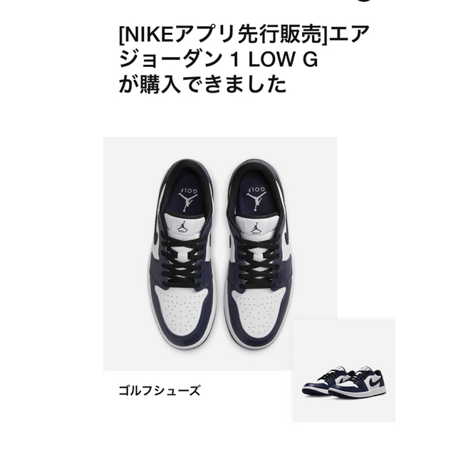 Nike ナイキ Jordan1 ジョーダン1 Golf ゴルフ ネイビー