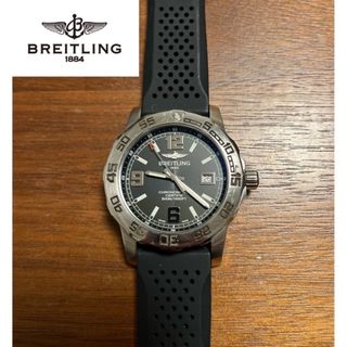 ブライトリング(BREITLING)の美品【ブライトリング】コルト44 ラバーベルト 純正尾錠(腕時計(アナログ))