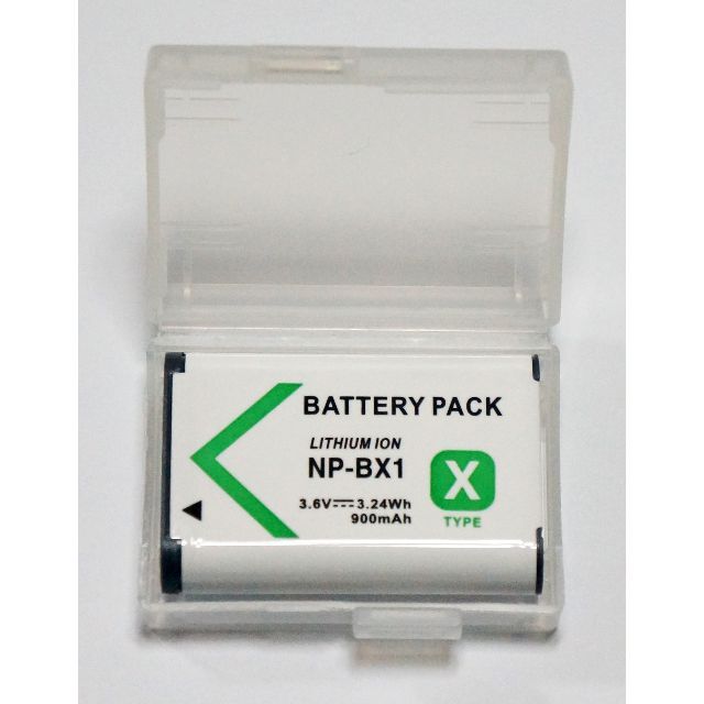 NP-BX1 互換バッテリー(プラケース付き) スマホ/家電/カメラのカメラ(その他)の商品写真