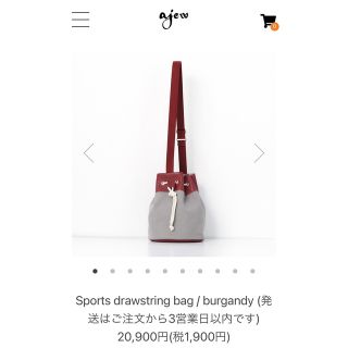 ビューティアンドユースユナイテッドアローズ(BEAUTY&YOUTH UNITED ARROWS)のajew バッグ　新品未使用　ショルダーバッグ(ショルダーバッグ)