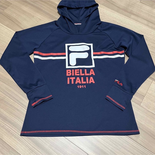 FILA(フィラ)の【匿名配送・レディースLL】FILA Tシャツ 長袖 フード付き レディースのトップス(Tシャツ(長袖/七分))の商品写真