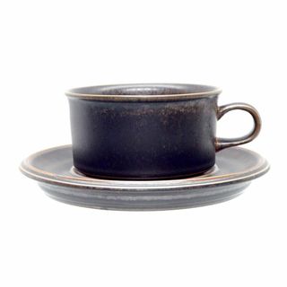 アラビア(ARABIA)のアラビア ARABIA ルスカ Ruska ティーカップ＆ソーサー　①(グラス/カップ)