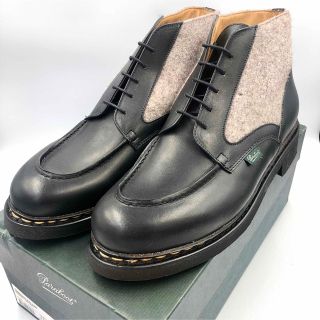 パラブーツ(Paraboot)の【レア】パラブーツ　シャンルースUK8.5　ブラック(ブーツ)