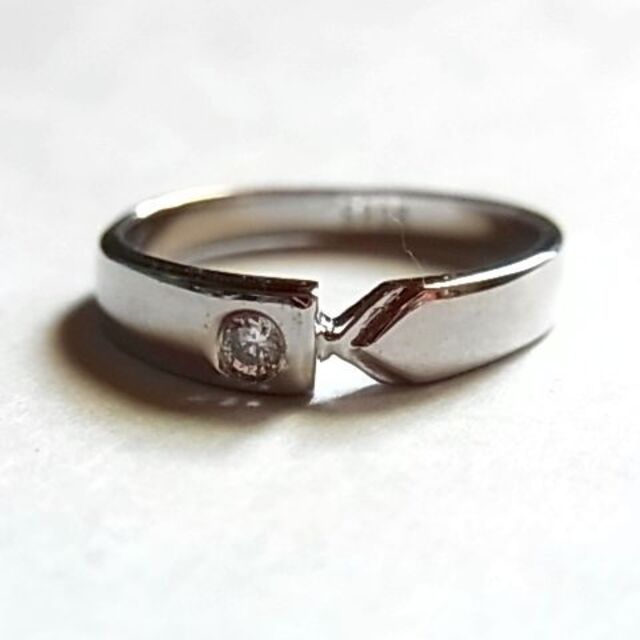 未使用品SVシルバー925リング指輪12号キュービックジルコニア人工ダイヤモンド レディースのアクセサリー(リング(指輪))の商品写真