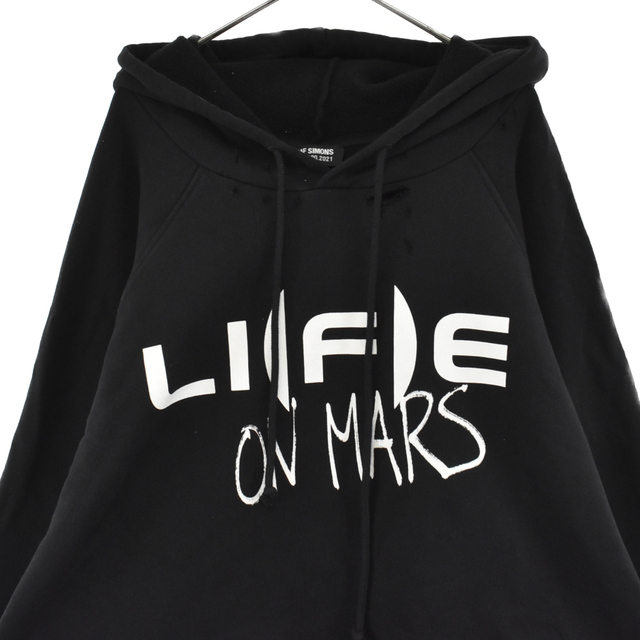 RAF SIMONS ラフシモンズ 21AW Oversized printed hoodie Life On Mars