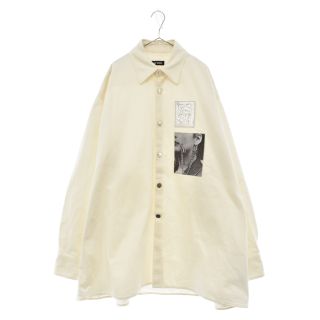 タグ付raf simons 19ss フォトプリント　オーバーサイズシャツ　48