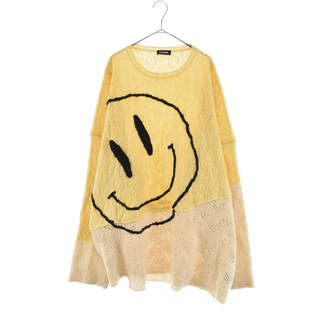 引きクーポン RAF SIMONS ラフシモンズ COLLAGE SWEAT SMILEY