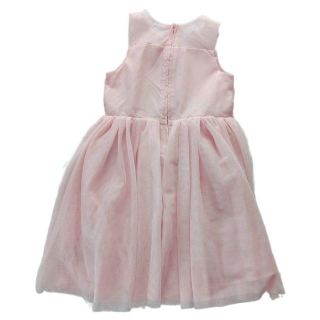 H&M　ピンク　130　ドレス　ワンピース　コウモリ　チュール　ハロウィーン