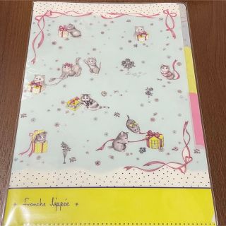 フランシュリッペ(franche lippee)のフランシュリッペ　ポケット　ファイル　A4  セレブ　ねこ(ファイル/バインダー)