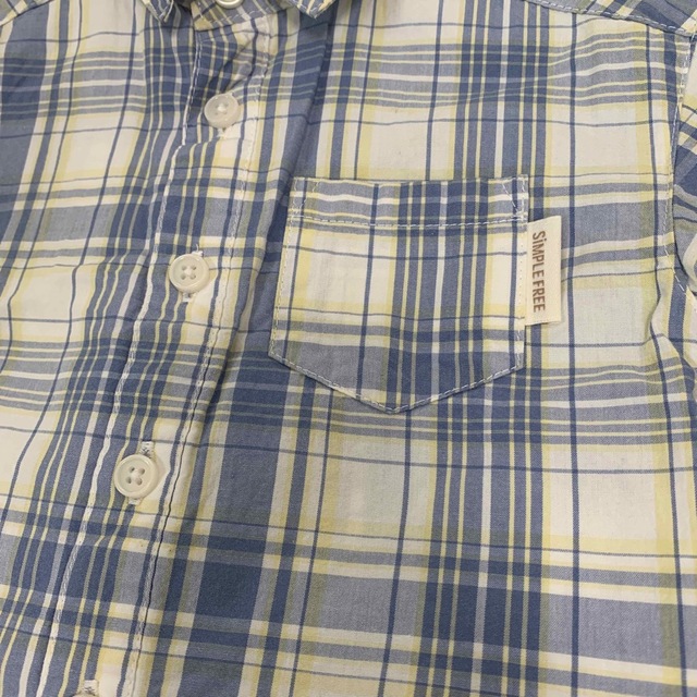 アカチャンホンポ(アカチャンホンポ)の80サイズ　半袖　襟付きチェックシャツ キッズ/ベビー/マタニティのベビー服(~85cm)(シャツ/カットソー)の商品写真