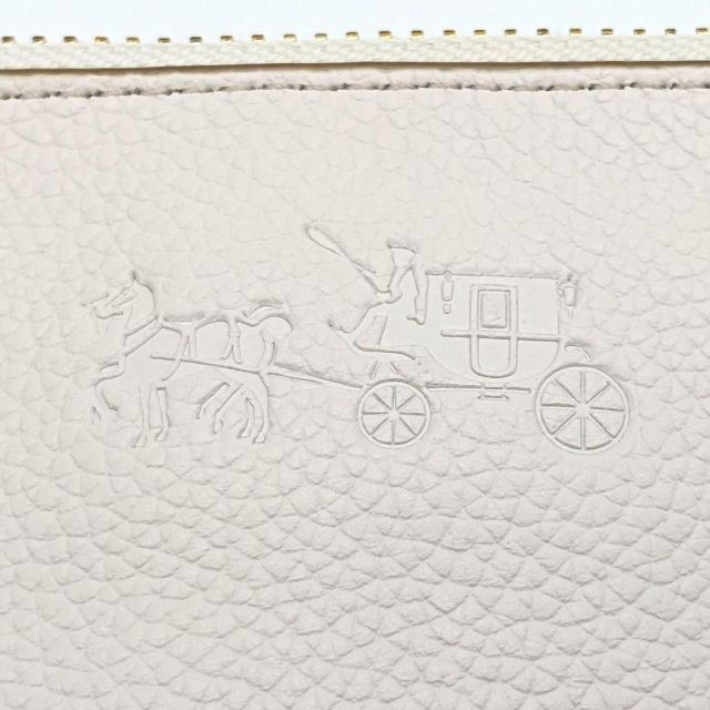 COACH(コーチ)のコーチ クラッチバッグ ウィップステッチ ホワイト ピンク 美品 レディースのバッグ(クラッチバッグ)の商品写真