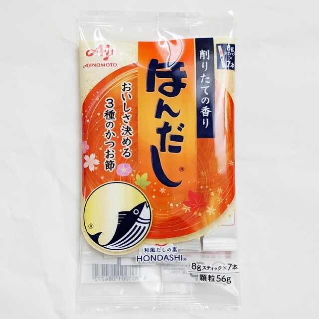 味の素(アジノモト)の味の素 ほんだし 8gスティック7本入（顆粒56g）　Ajinomoto 食品/飲料/酒の食品(調味料)の商品写真