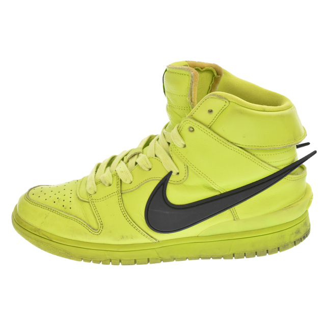 NIKE(ナイキ)のNIKE ナイキ ×AMBUSH DUNK HIGH CU7544-300 アンブッシュ ダンク ハイカットスニーカー US9.5/27.5cm イエロー メンズの靴/シューズ(スニーカー)の商品写真