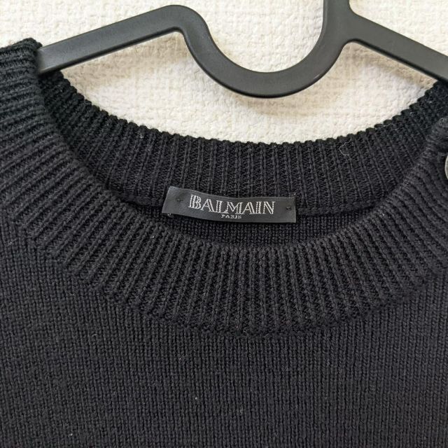 BALMAIN バルマン 肩ボタントレーナー スウェット セーター 秋冬物